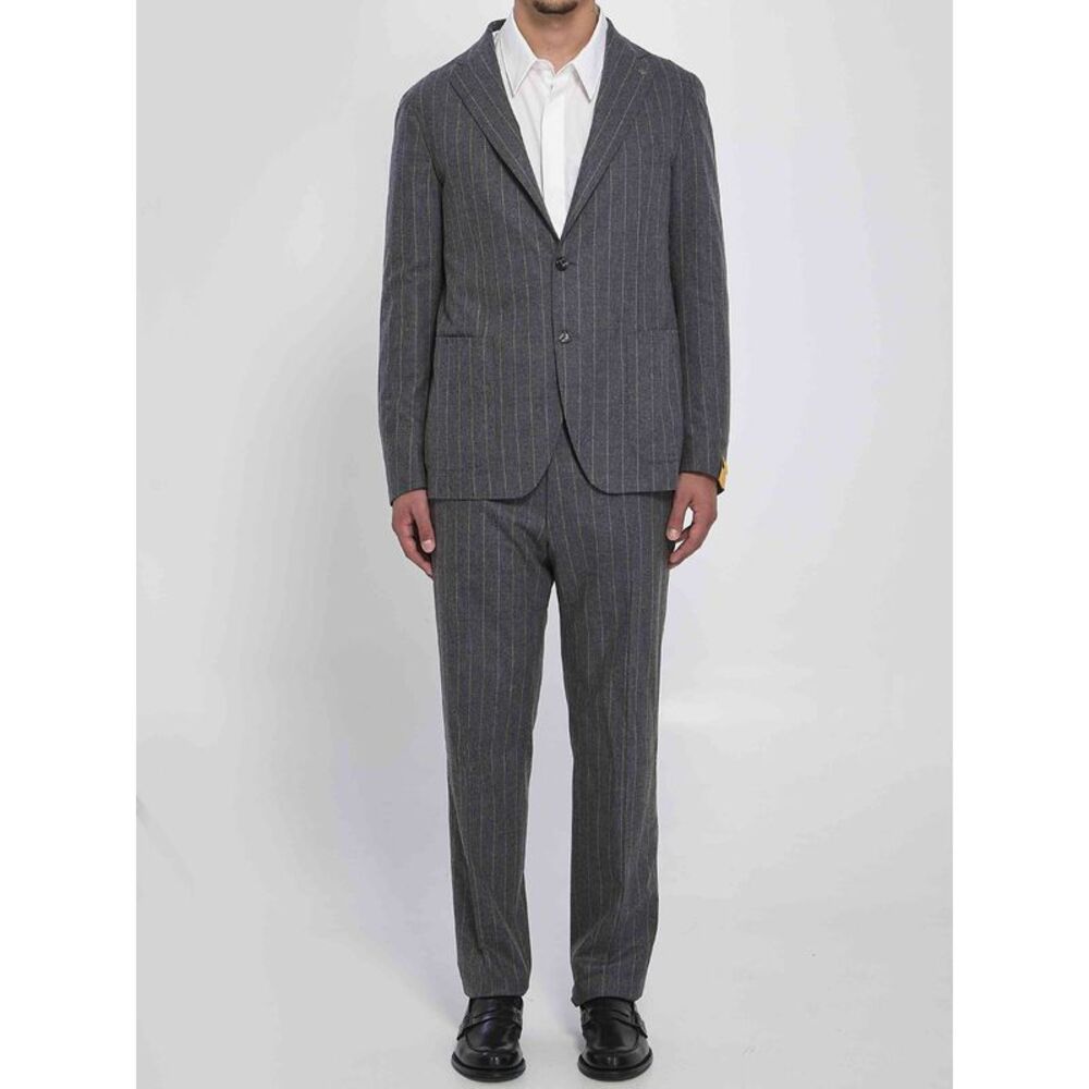 Tagliatore Men Single-Breasted Flannel Suit